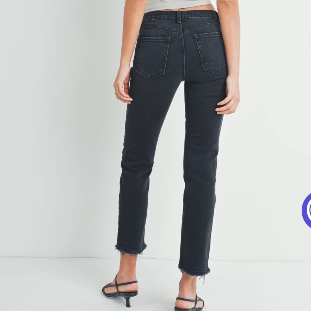Just Black Denim Clean Straight Jean